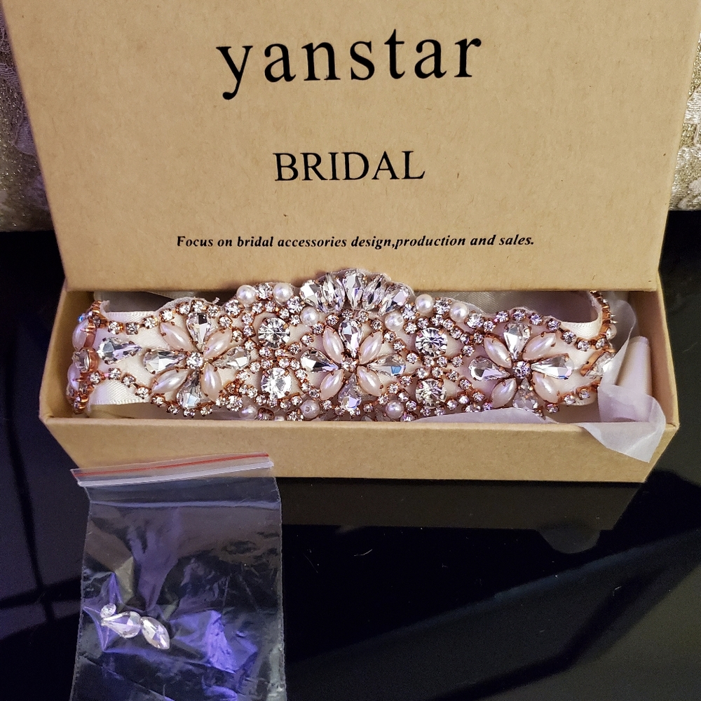 Yanstar Handmade Bridal Belt Sash